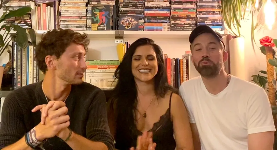 Emmanuel Moire aux côtés de Marion Gallet et Adrian Vanouche