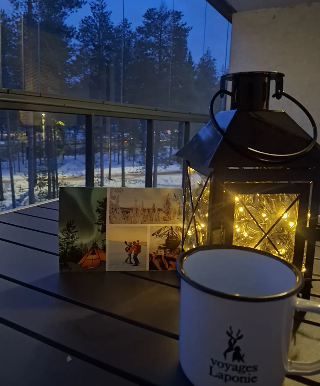 Moment cosy en Laponie