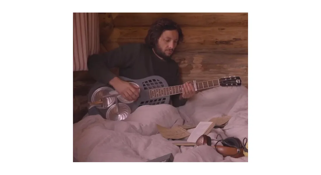 Vianney dans sa cabane