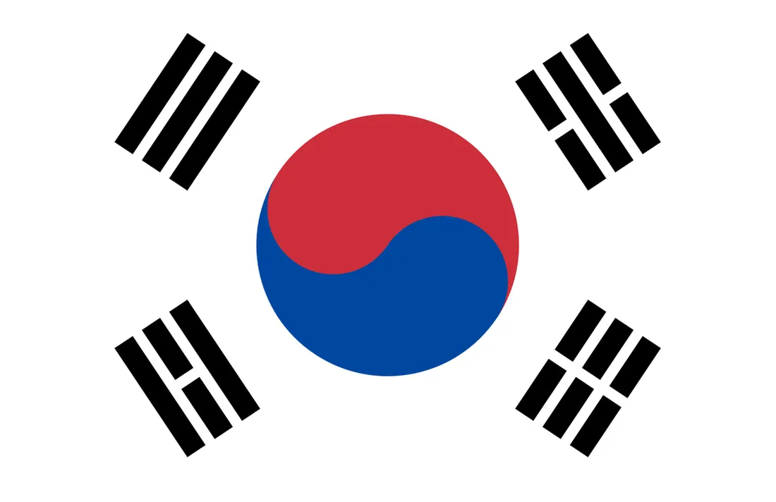 Drapeau de la Corée du Sud