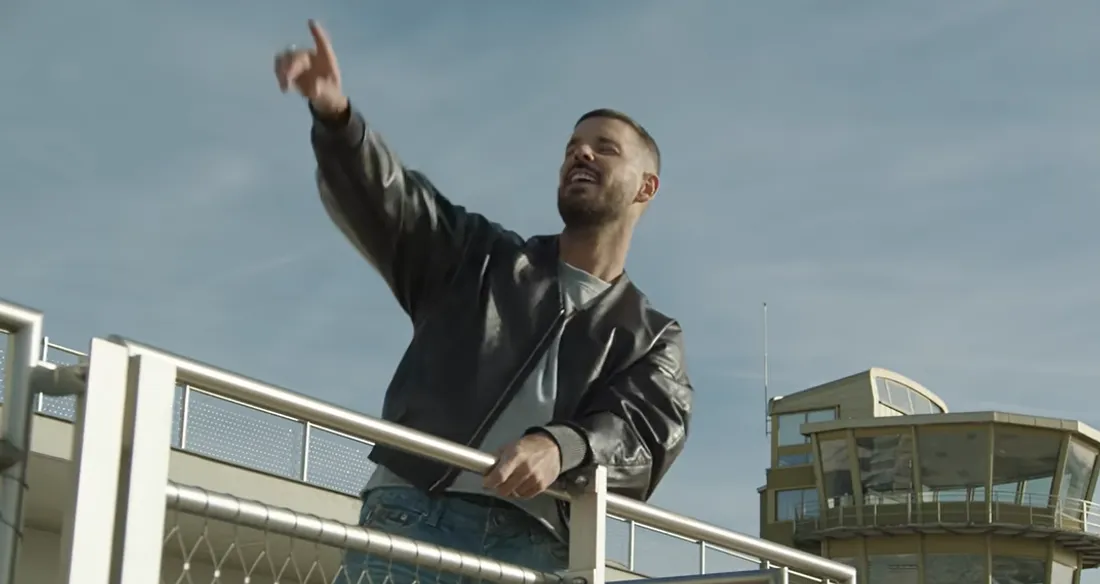 Matt Pokora dans le clip de "Égaré"