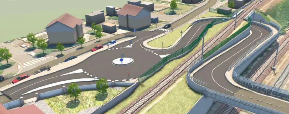 Projet de suppression du passage à niveau à Essonville