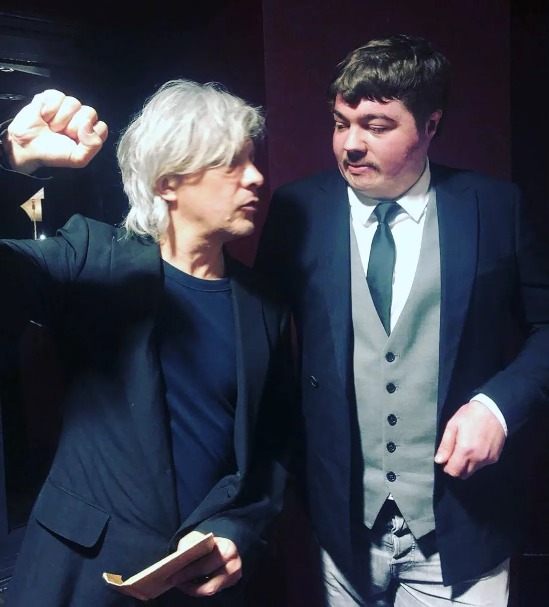 Nicola Sirkis aux côtés de Jonathan Destin