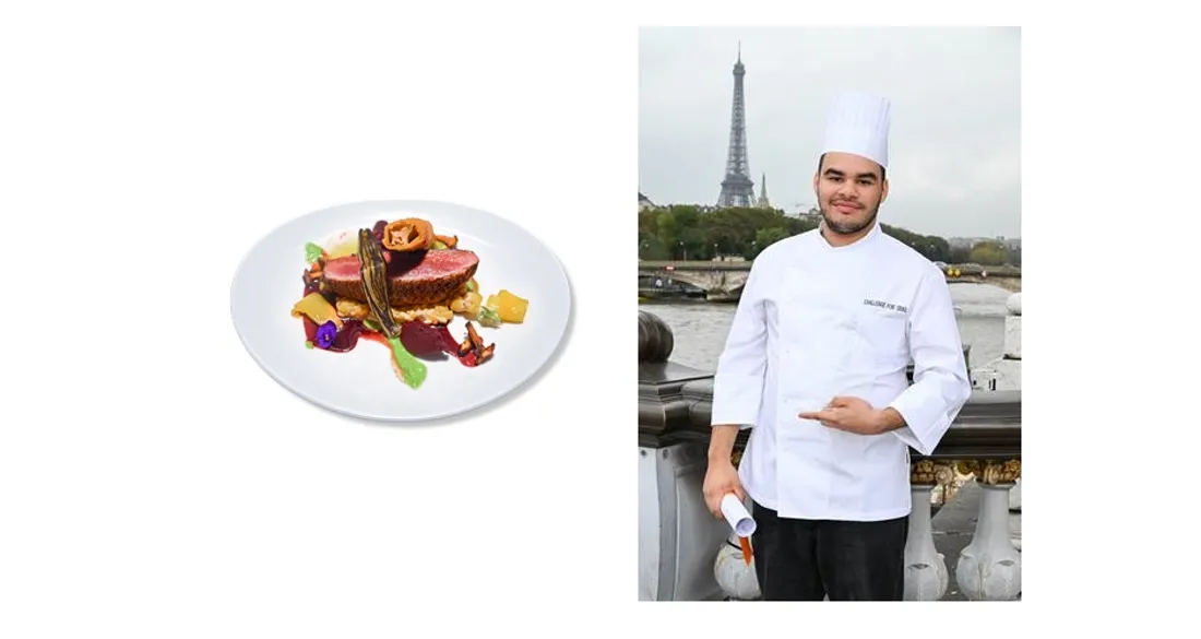 Florian Jurad-Christe et son plat