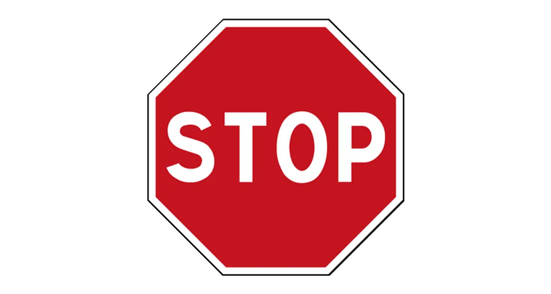 Panneau stop