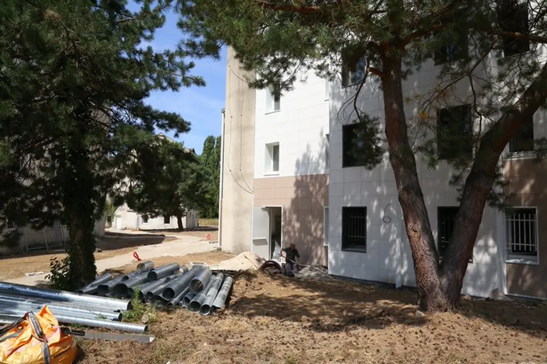 Travaux dans un lycée
