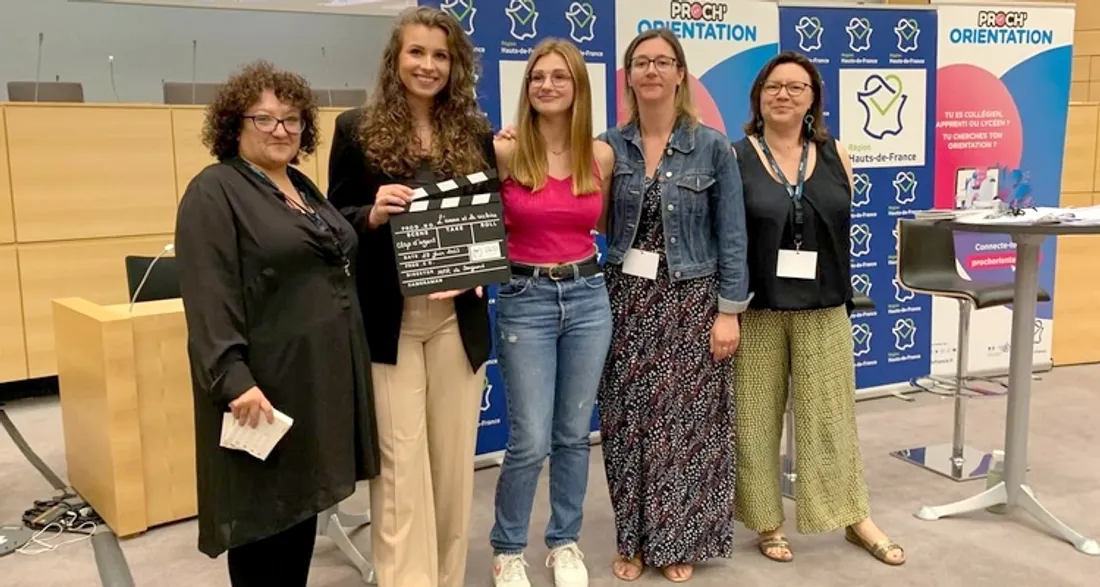 Lauréates du concours "Je filme le métier qui me plaît" 2023