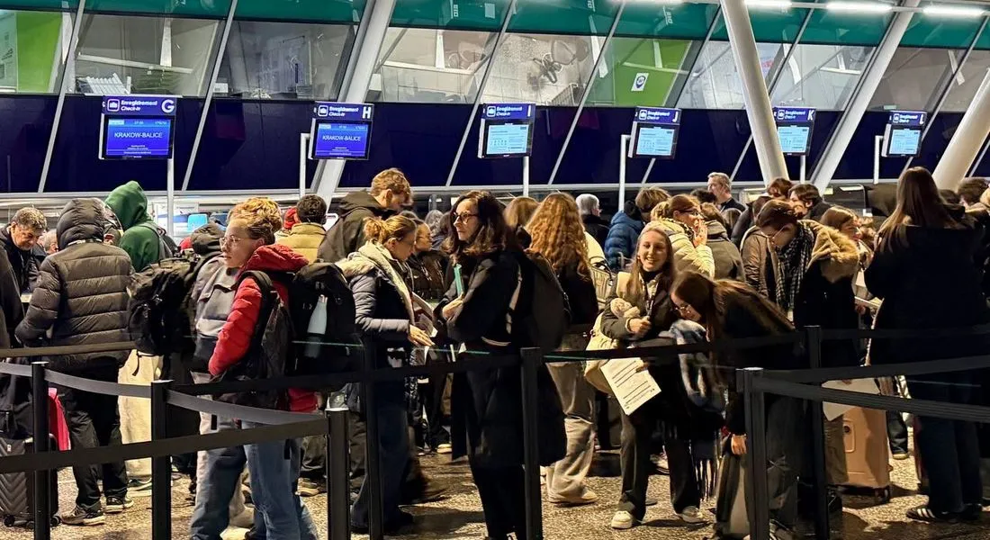 Lycéens en partance pour Cracovie