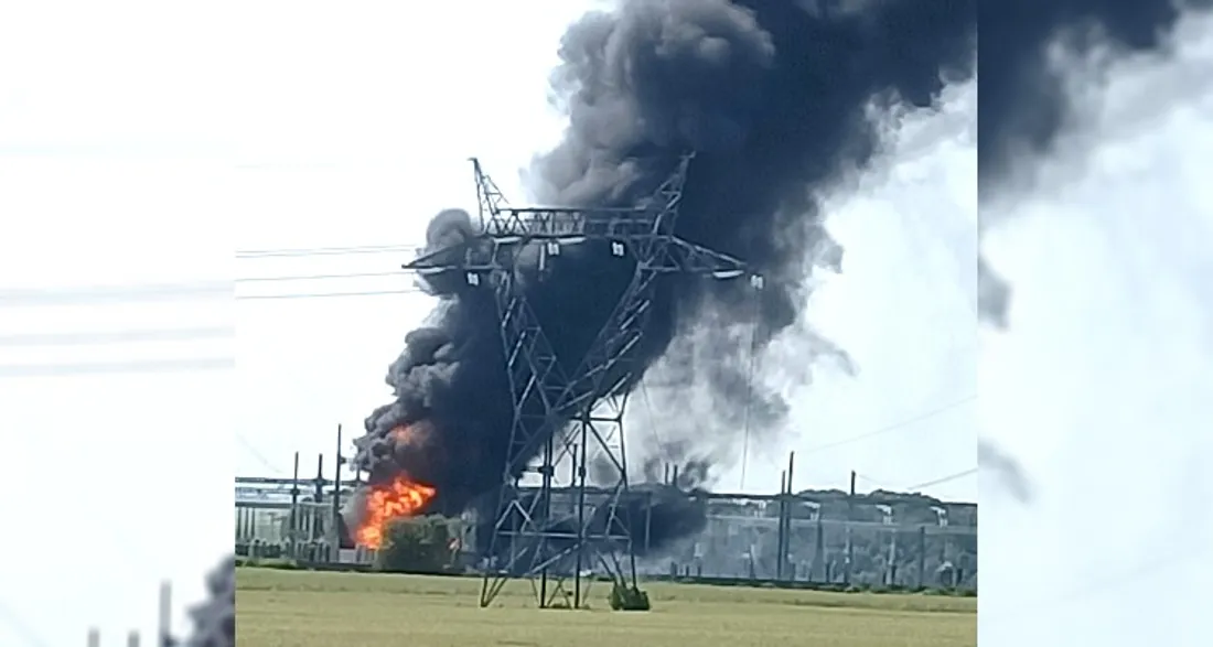 Incendie à Vernou-la-Celle
