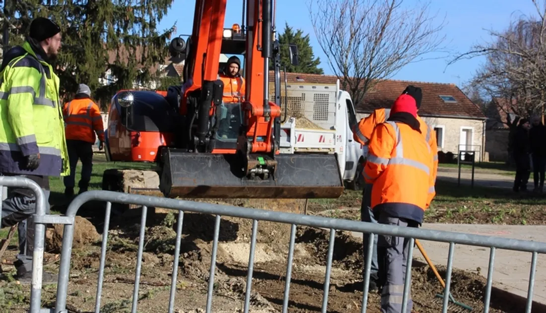 Travaux d'aménagement