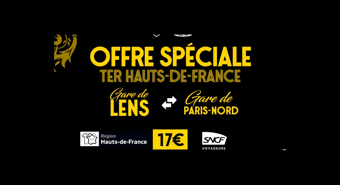 Billet de train Lens Paris