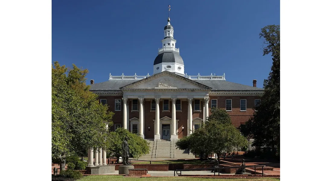 Siège de l'assemblée législative d'Annapolis, au Maryland