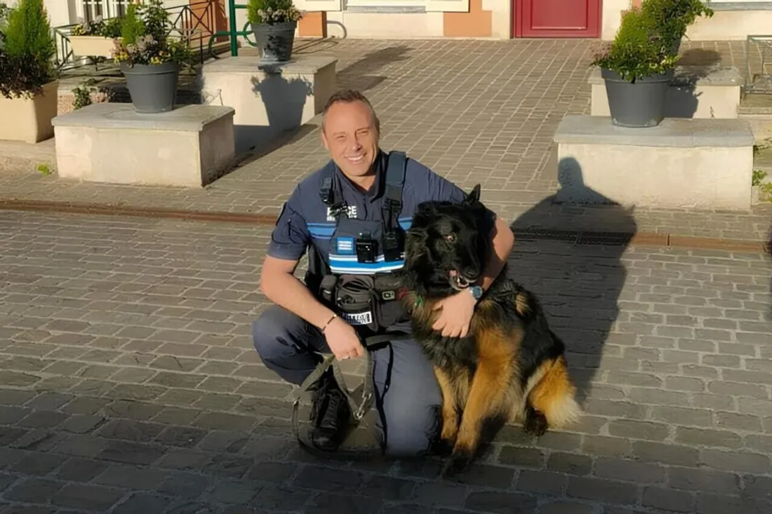 Max et son maître Damien André