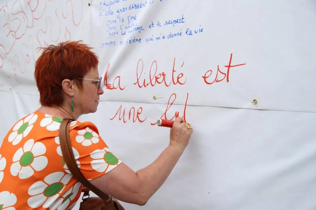 Mur d'expression des femmes Abbeville