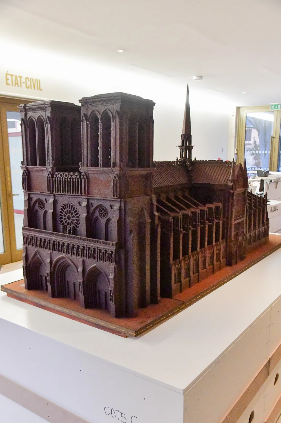 Notre-Dame-de-Paris en chocolat