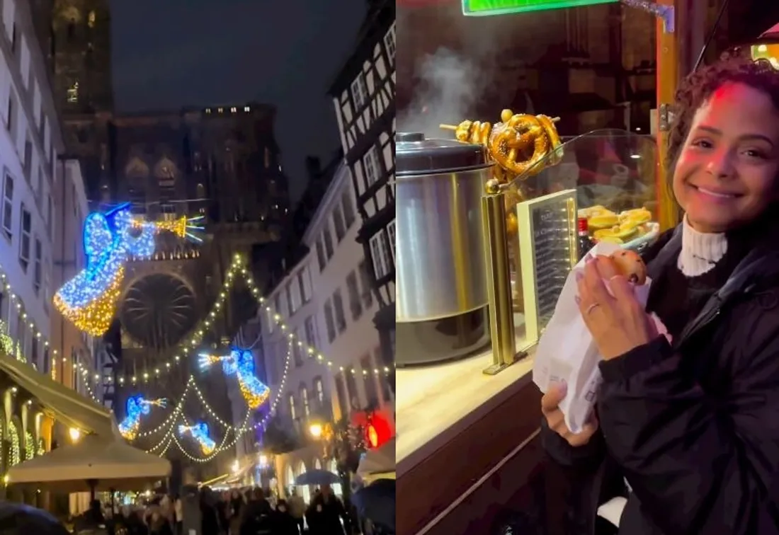 Christina Milian accompagne Matt Pokora au marché de Noël de Strasbourg