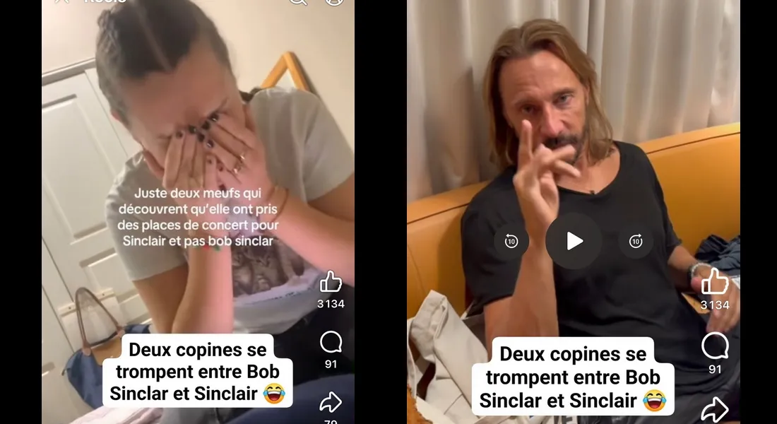Deux jeunes filles confondent Bob Sinclar et Sinclair