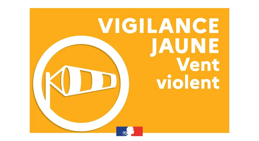 Vigilance jaune vent violent