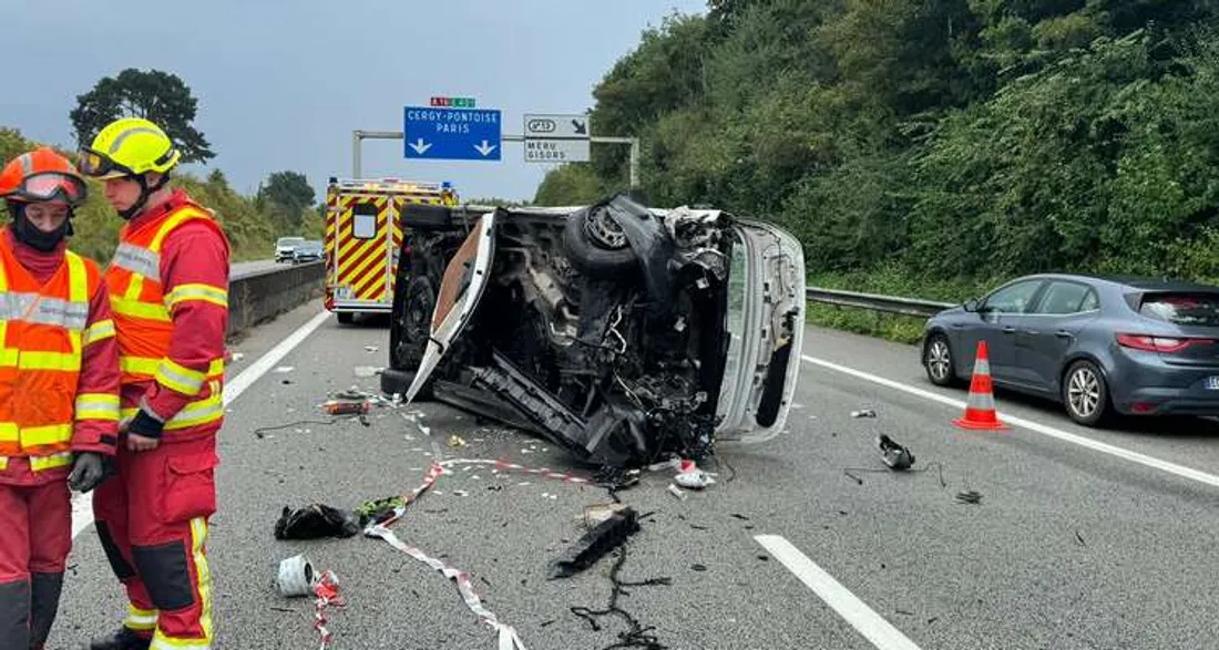 Accident sur l'A16