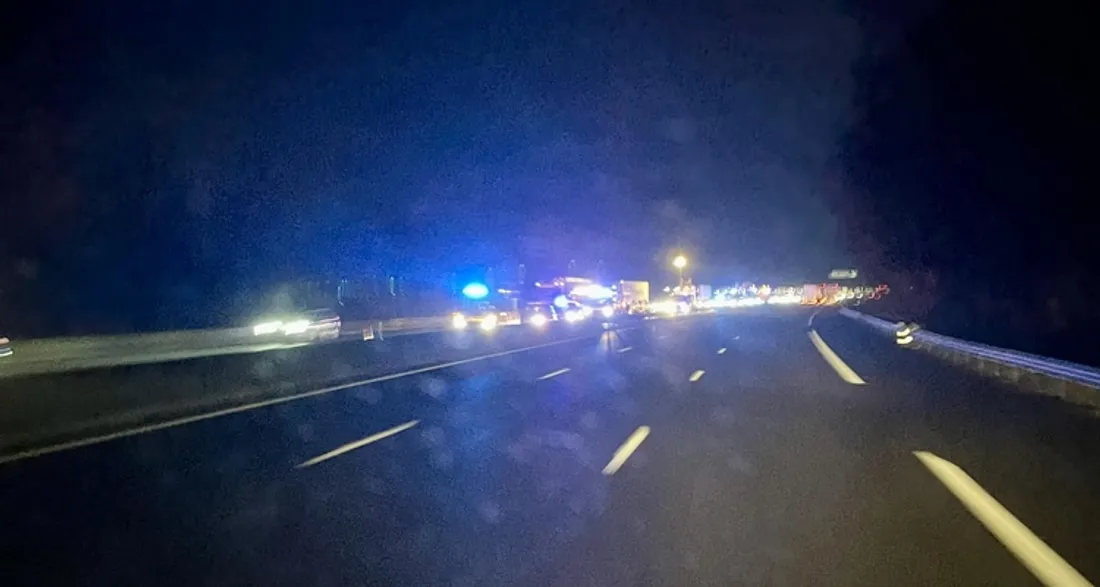 Accident sur l'A1 le 13/02/2024