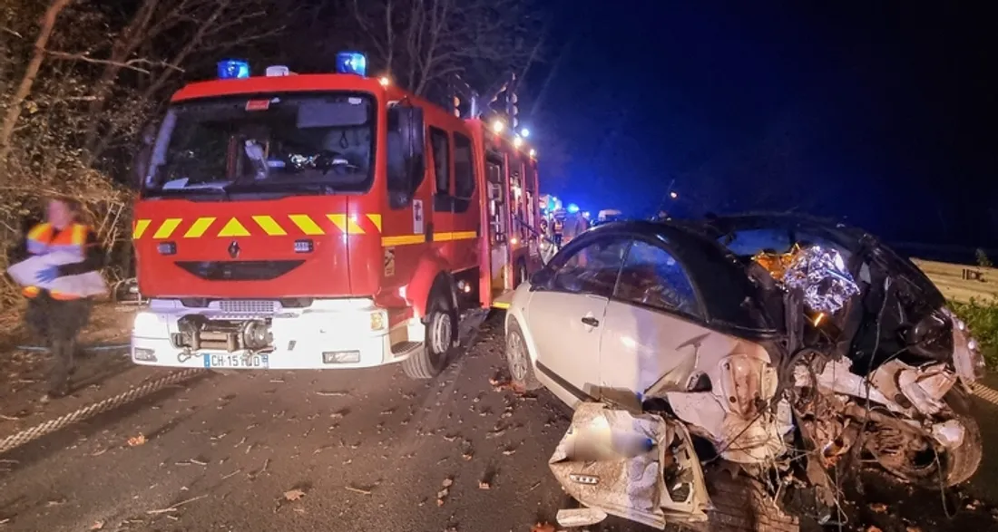Violent accident sur la D200