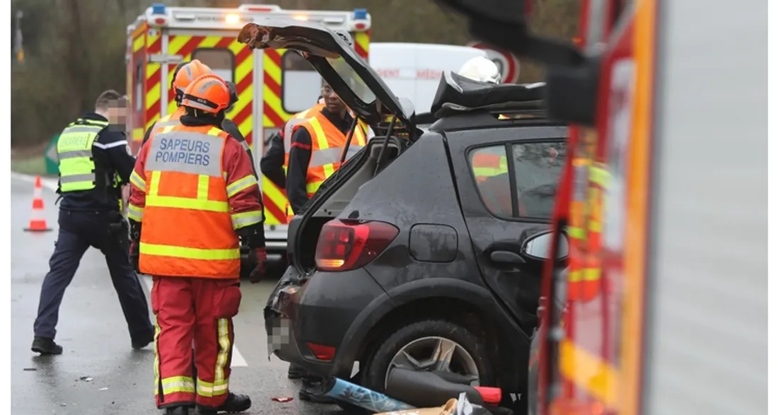 Accident à Breuil-le-Sec sur la RN31
