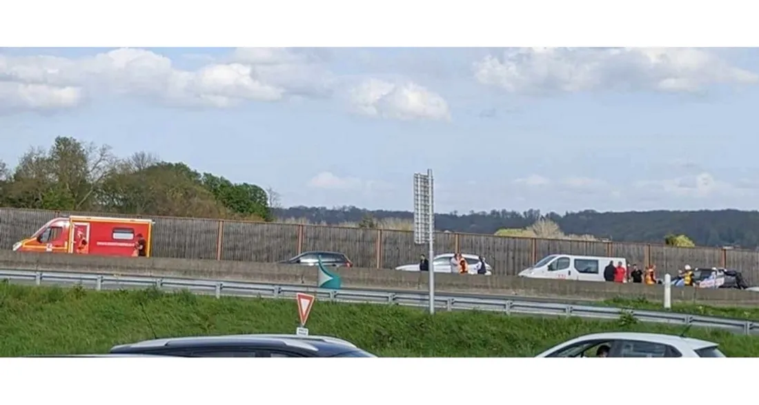 Accident sur la D1016