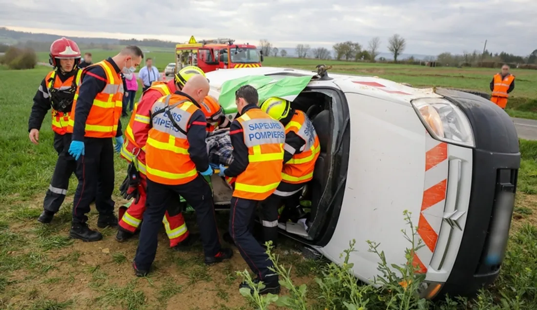 Accident sur la RD1 le 19/03/2024