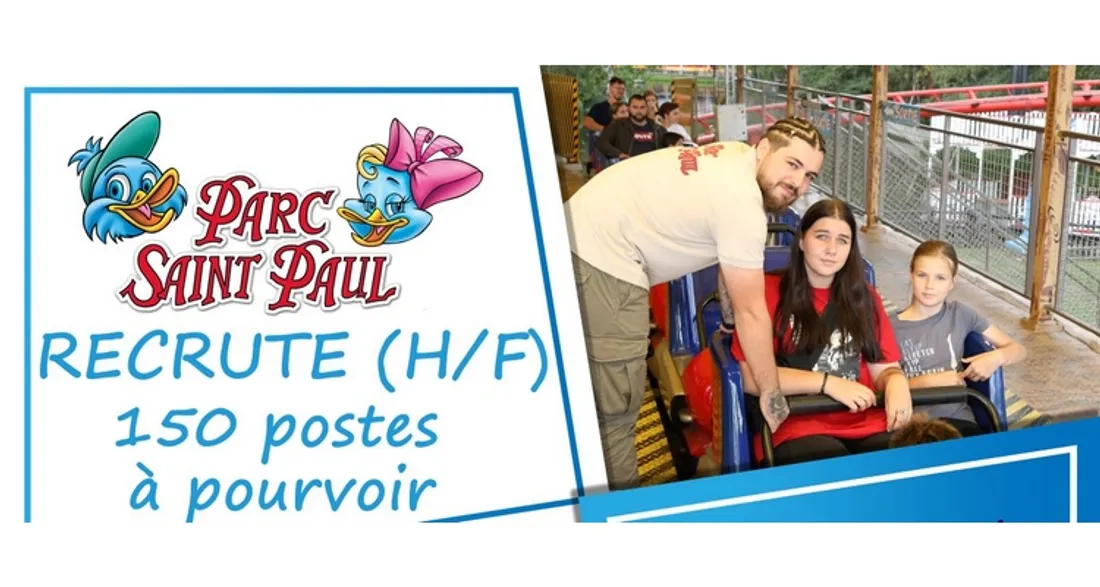 Recrutement 2023 au Parc Saint Paul
