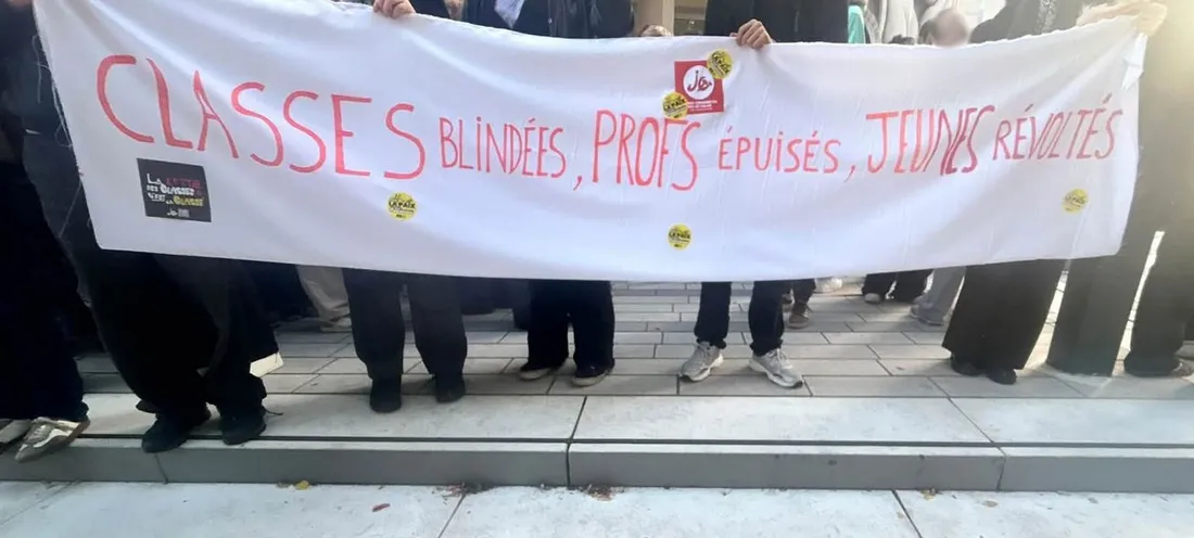 Affiche de lycéens en colère (Octobre 2026)