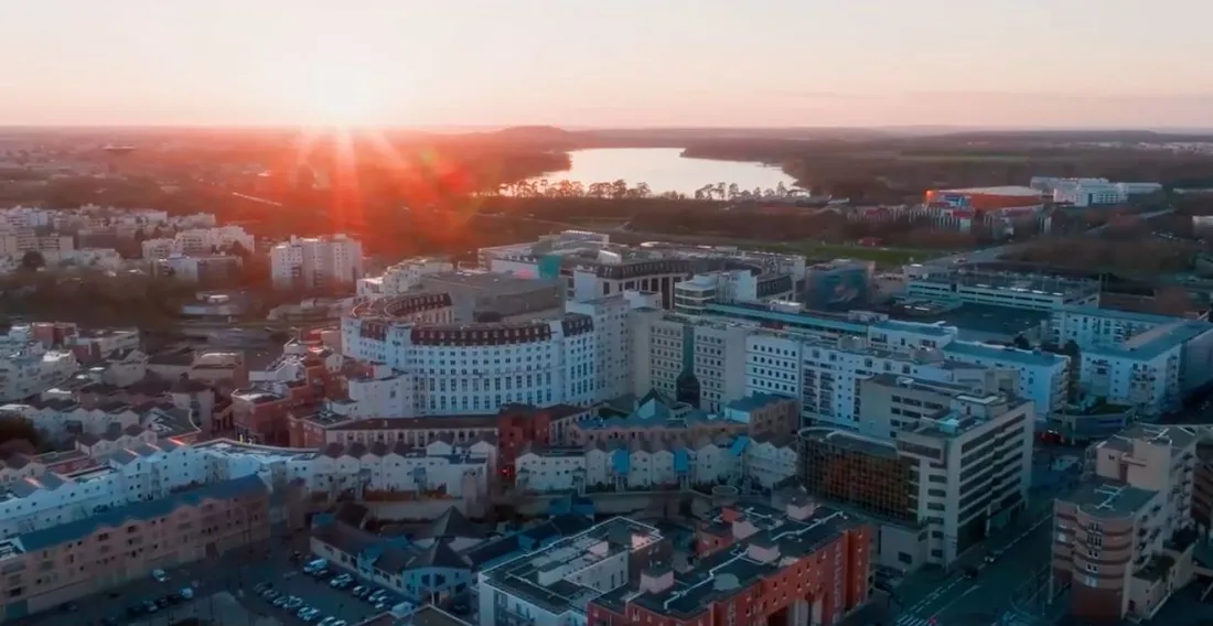 Saint-Quentin-en-Yvelines vue du ciel