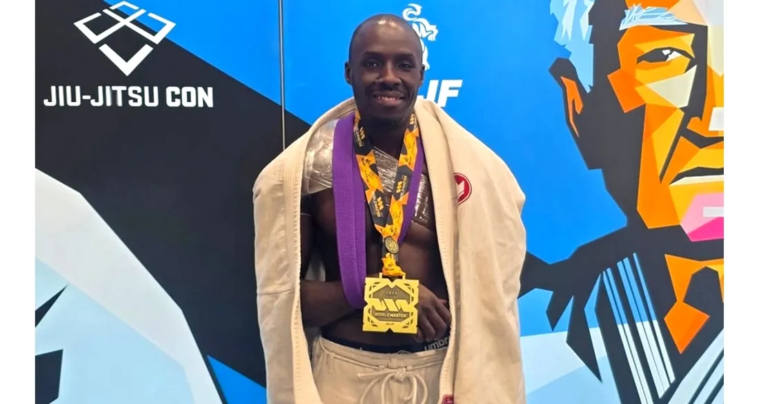Alain Kouadio aux mondiaux de Jiu-Jitsu brésilien à Las Vegas 2025