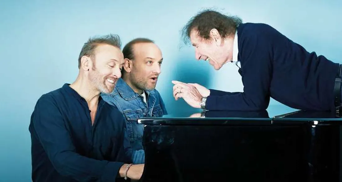 Alain Souchon et ses deux fils en concert