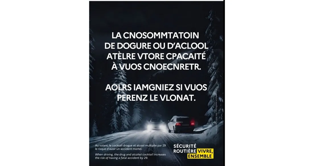 Consommation d'alcool au volant