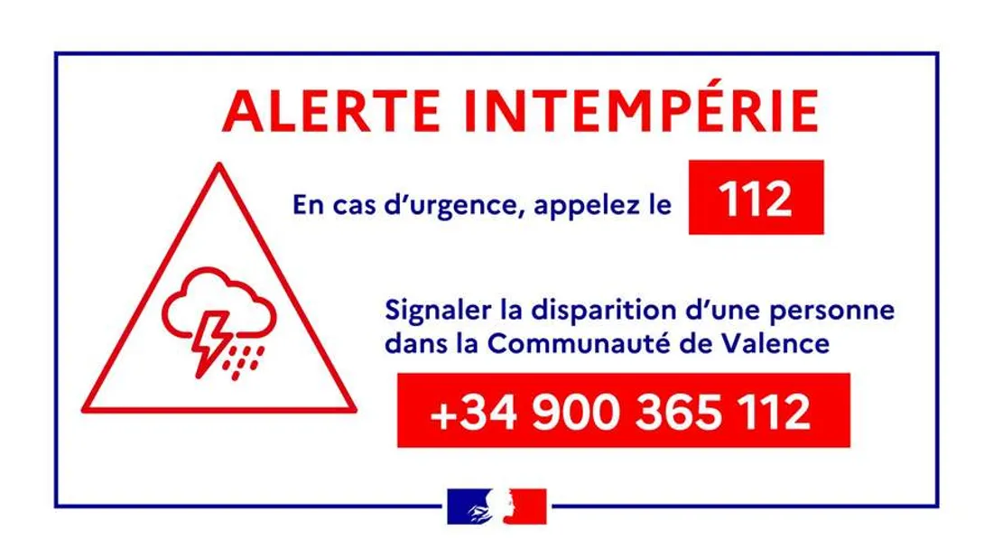 Numéro pour signaler une disparition à Valence