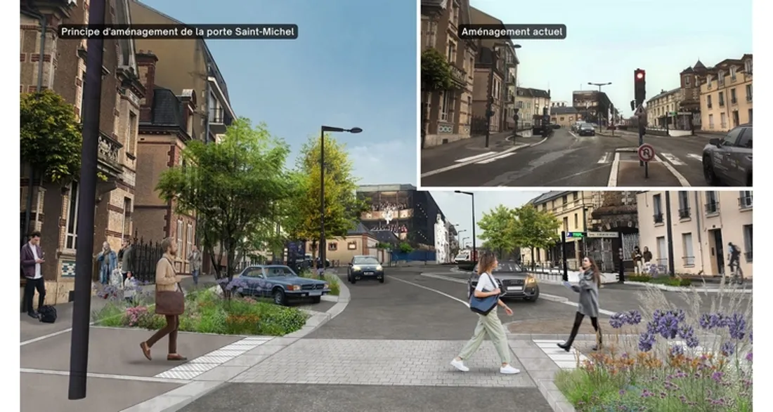 Chantier pour le BHNS