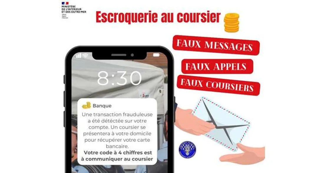 Arnaque au faux coursier