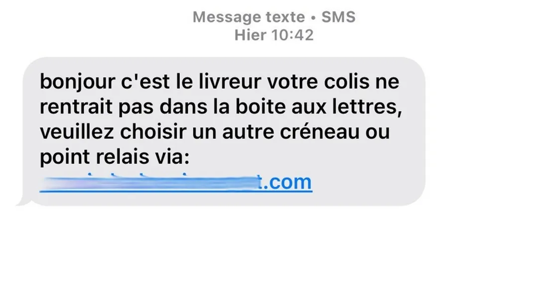 Arnaque par SMS