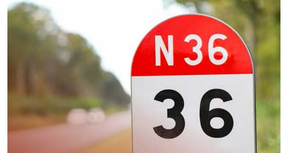 Borne de la nationale 36