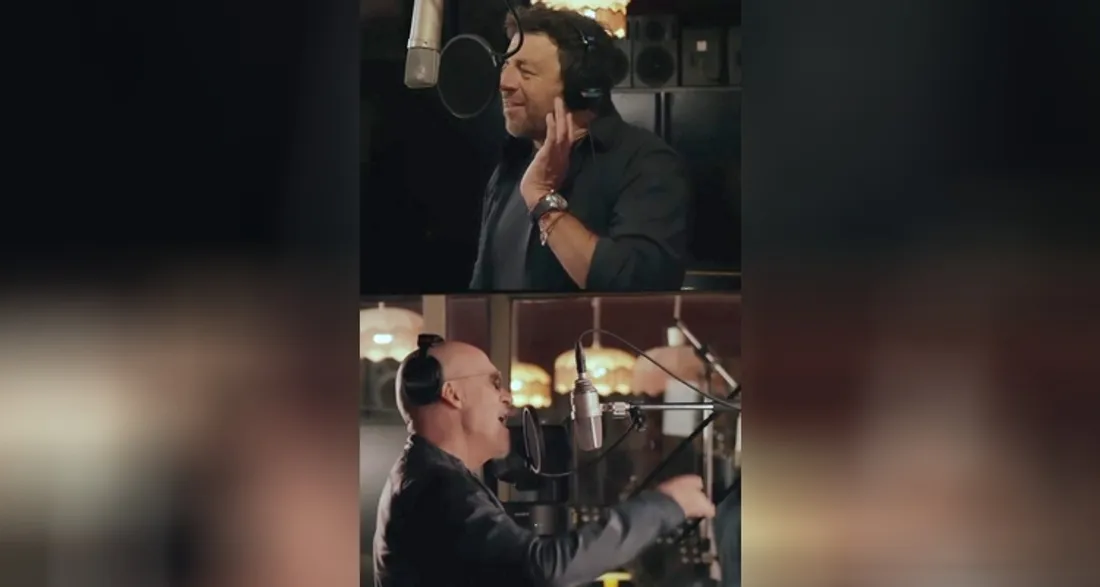 Patrick Bruel et Florent Pagny interprètent "N'importe quoi"