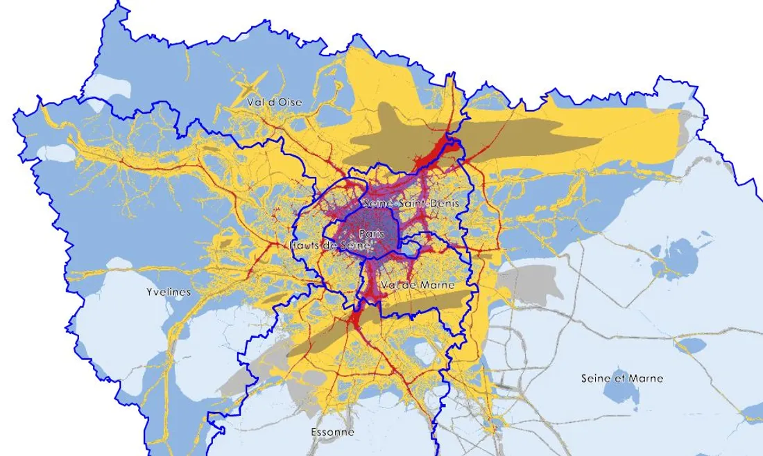 Pollutions de l'air et sonore en Île-de-France