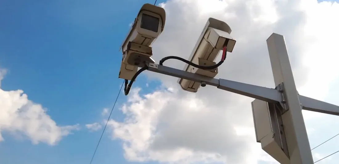 Caméras dans une gare