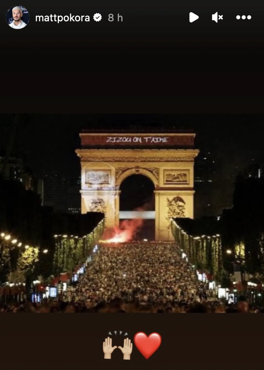 Matt Pokora défend Zinédine Zidane