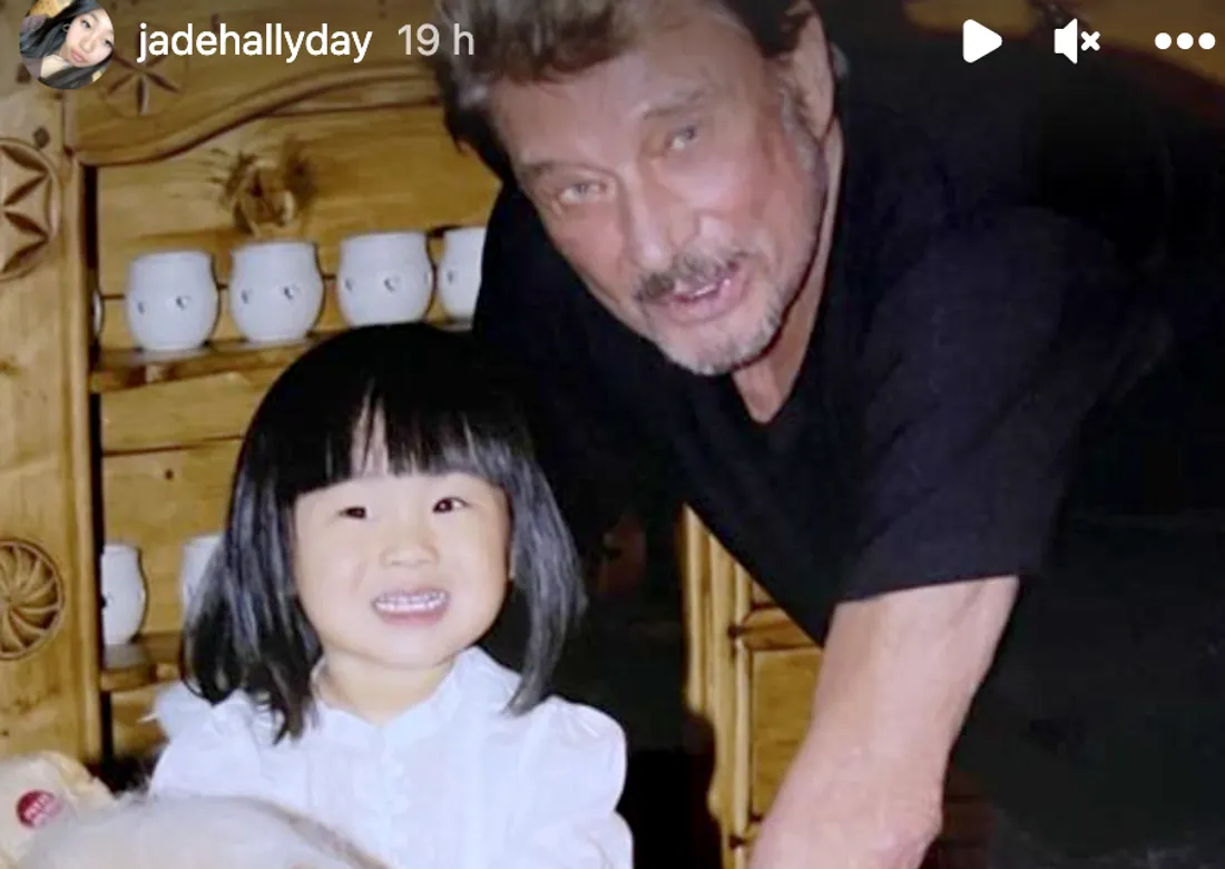 Jade et Johnny Hallyday
