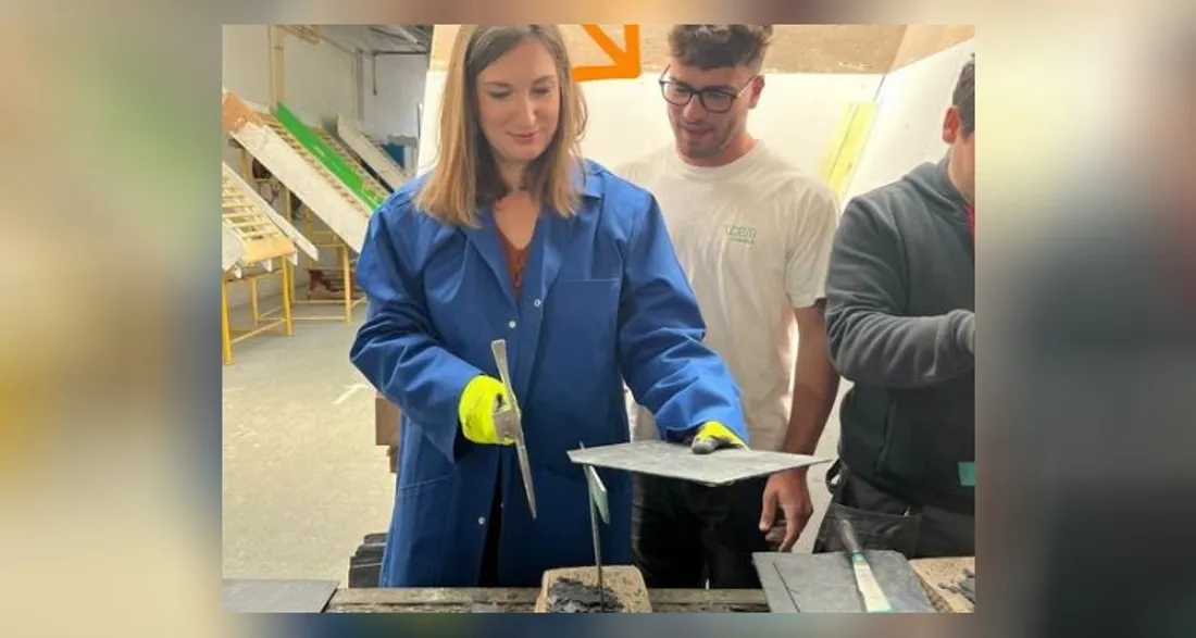 Carole Grandjean au lycée professionnel Philibert de l'Orme