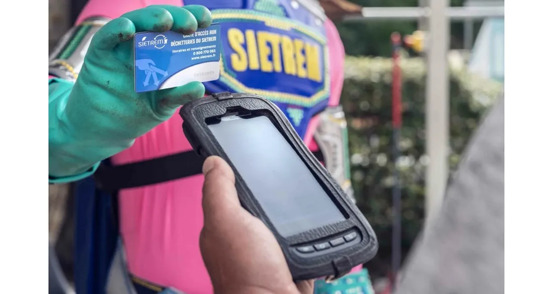 Carte d'accès aux déchetteries du Sietrem