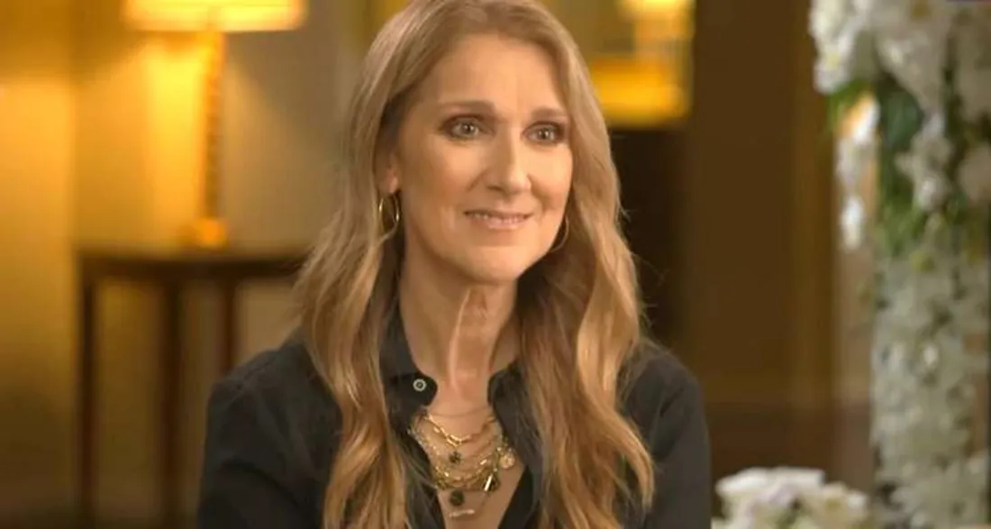 Céline Dion en interview face à Claire Coudray