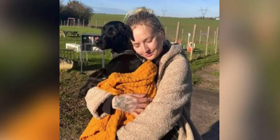 Chienne disparue retrouvée par sa maîtresse 