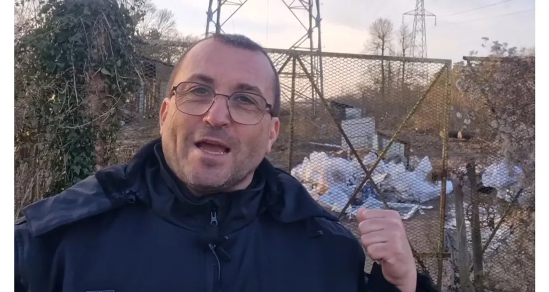 Christophe Dietrich et un dépôt sauvage