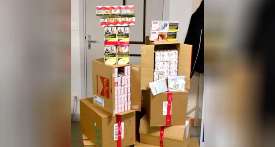 Cigarettes confisquées
